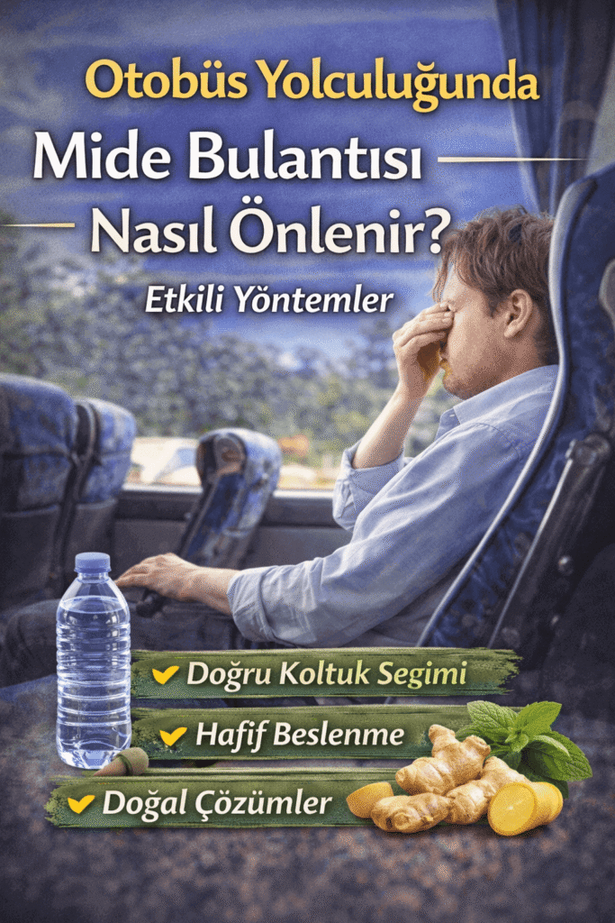 Otobüs Yolculuğunda Mide Bulantısı Nasıl Önlenir Etkili Yöntemler