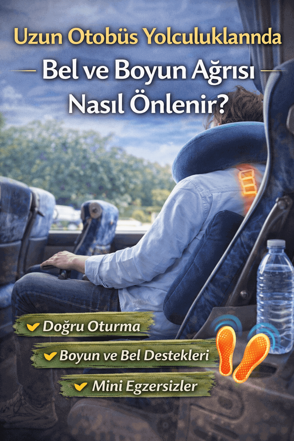 Uzun Otobüs Yolculuklarında Bel ve Boyun Ağrısı Nasıl Önlenir