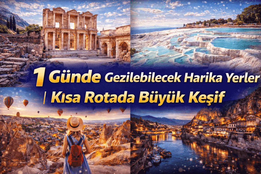 1 Günde Gezilebilecek Harika Yerler Kısa Rotada Büyük Keşif