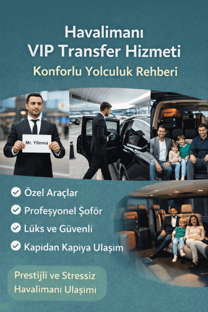 Havalimanı VIP Transfer Hizmeti Konforlu Yolculuk Rehberi