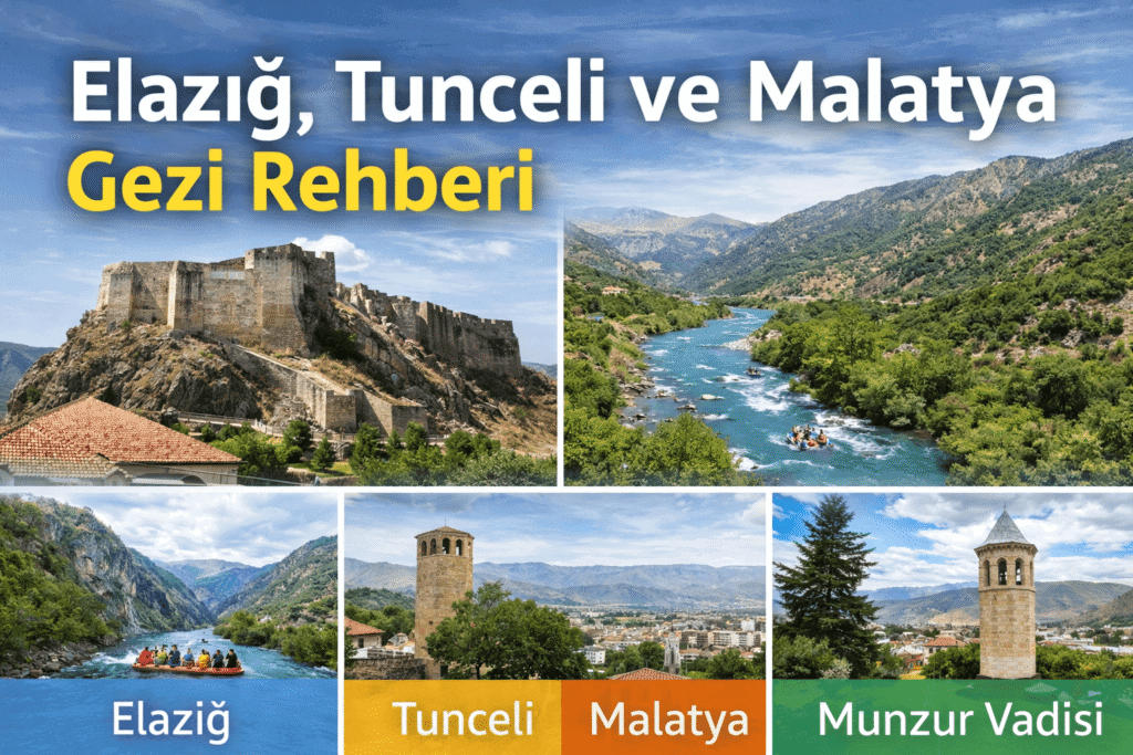 Doğu Anadolu Gezi Rehberi | Elazığ, Tunceli, Malatya