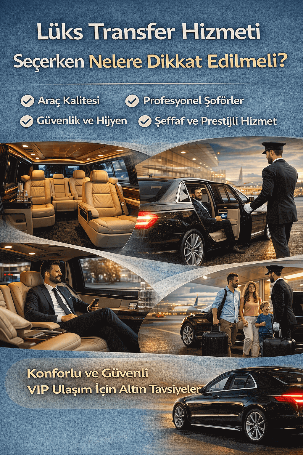 Lüks Transfer Hizmeti Seçerken Nelere Dikkat Edilmeli?