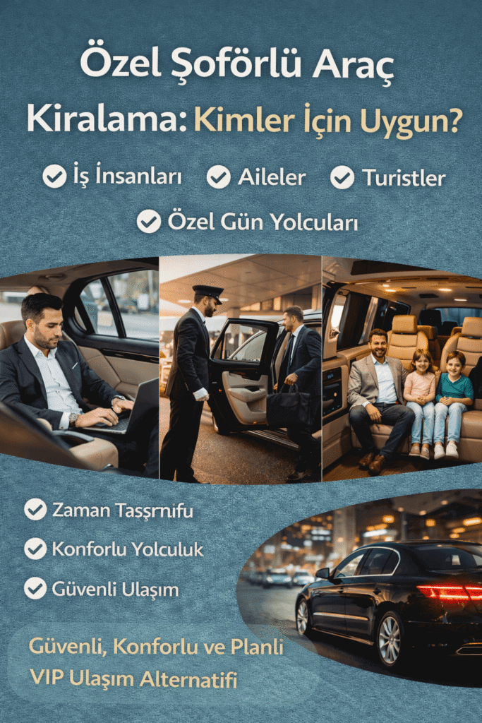 Özel Şoförlü Araç Kiralama: Kimler İçin Uygun?