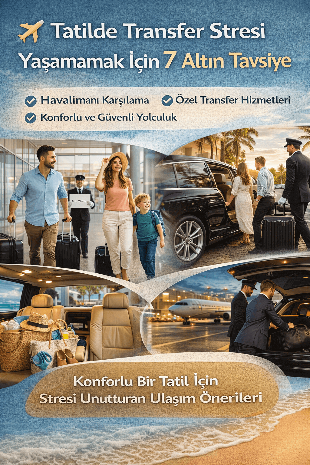 Tatilde Transfer Stresi Yaşamamak İçin 7 Altın Tavsiye