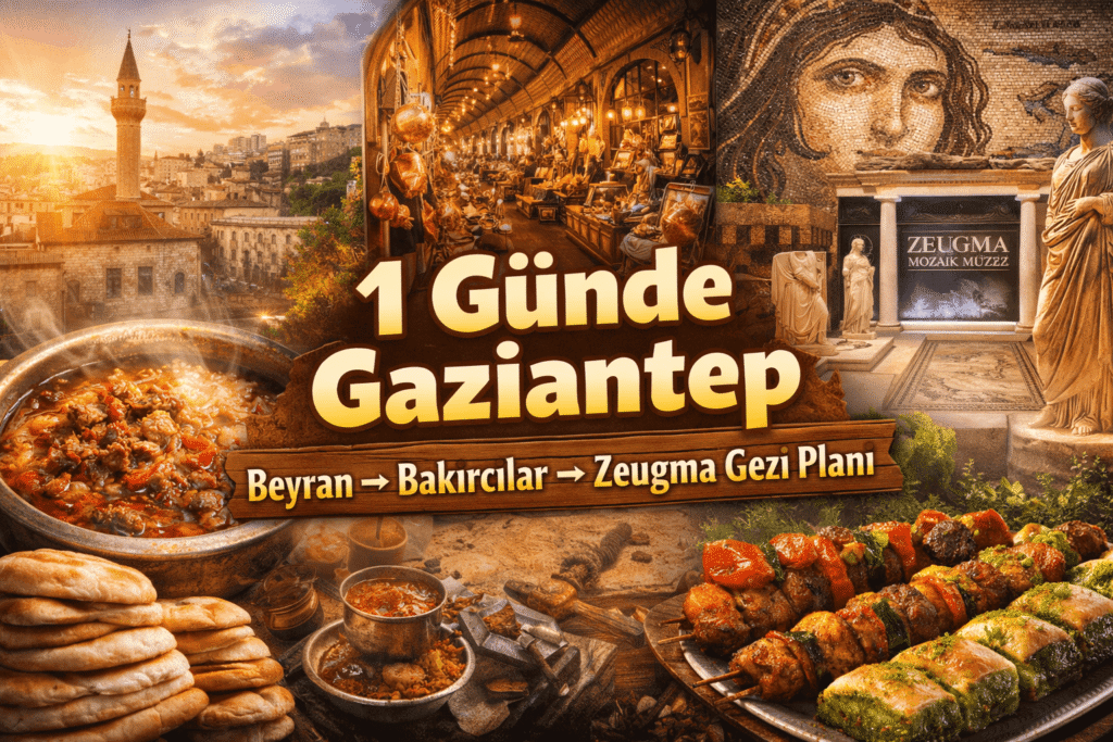 1 Günde Gaziantep: Beyran, Bakırcılar ve Zeugma Gezi Planı