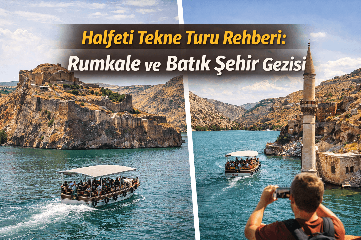 Halfeti Tekne Turu Rehberi: Rumkale ve Batık Şehir Gezisi