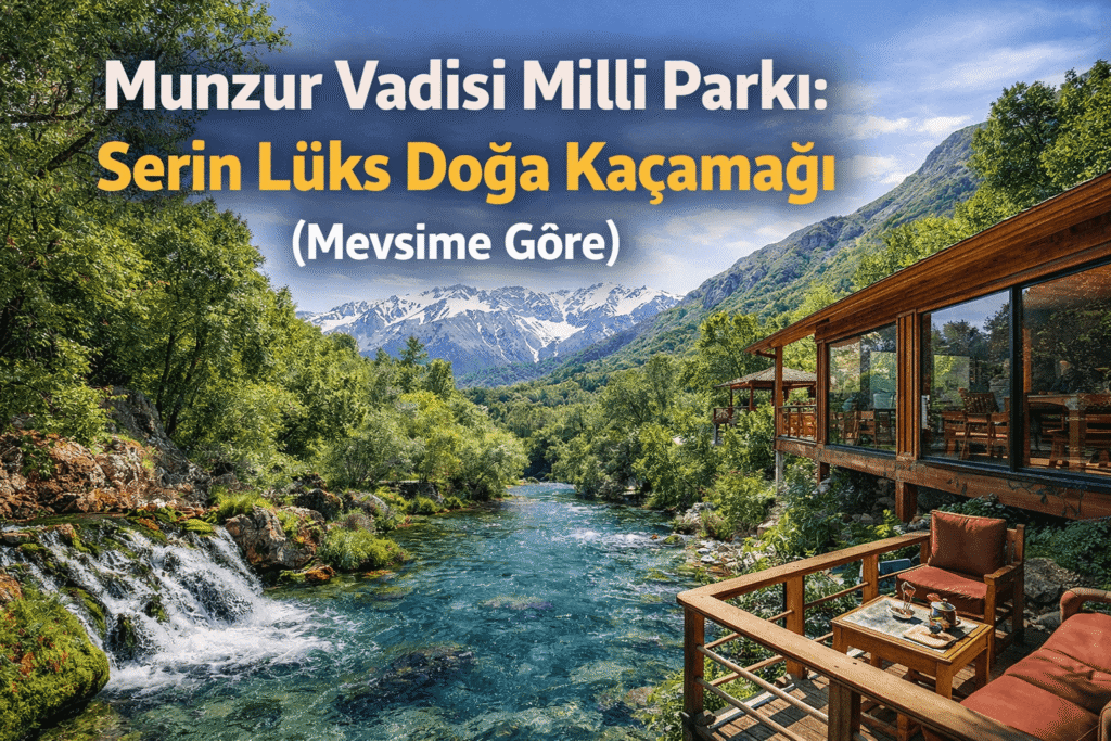 Munzur Vadisi Milli Parkı Rehberi: Serin ve Lüks Doğa Kaçamağı