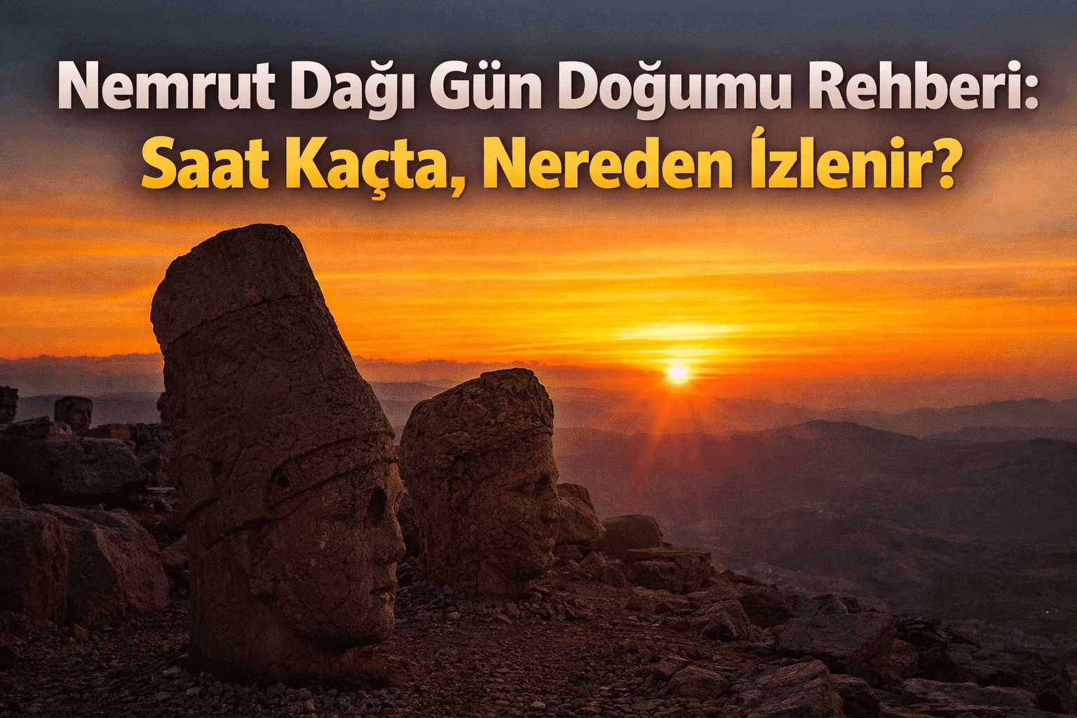 Nemrut Dağı Gün Doğumu Rehberi: Saat Kaçta, Nereden İzlenir?